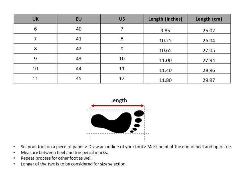 Adidas men on sale size chart