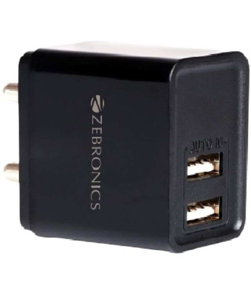     			Zebronics - USB 2.4A Wall Charger
