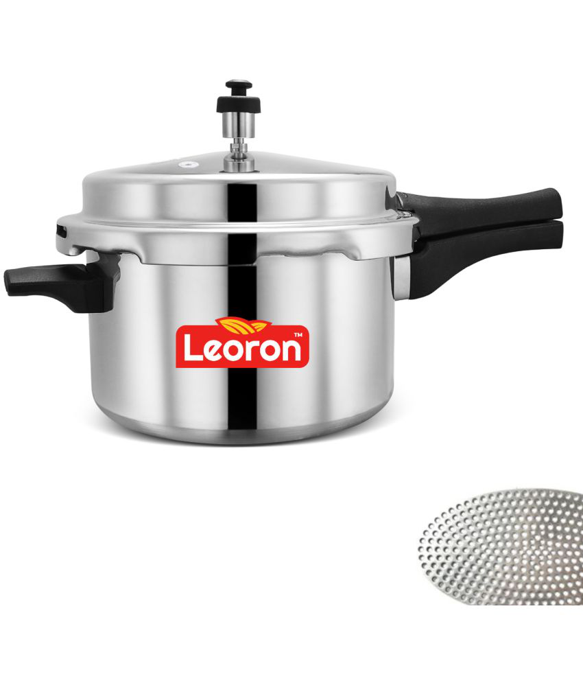     			Srushti Gold is now Leoron 5 L Aluminium OuterLid Pressure Cooker With Induction Base