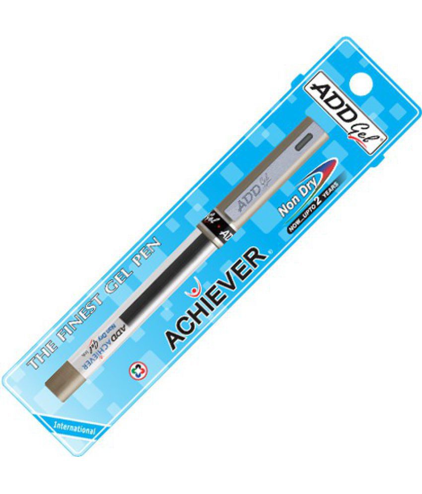     			Add Gel Add Gel Achiever Gel Pen - Blue Set Of 10 Pen Gel Pen (Pack Of 10, Blue)