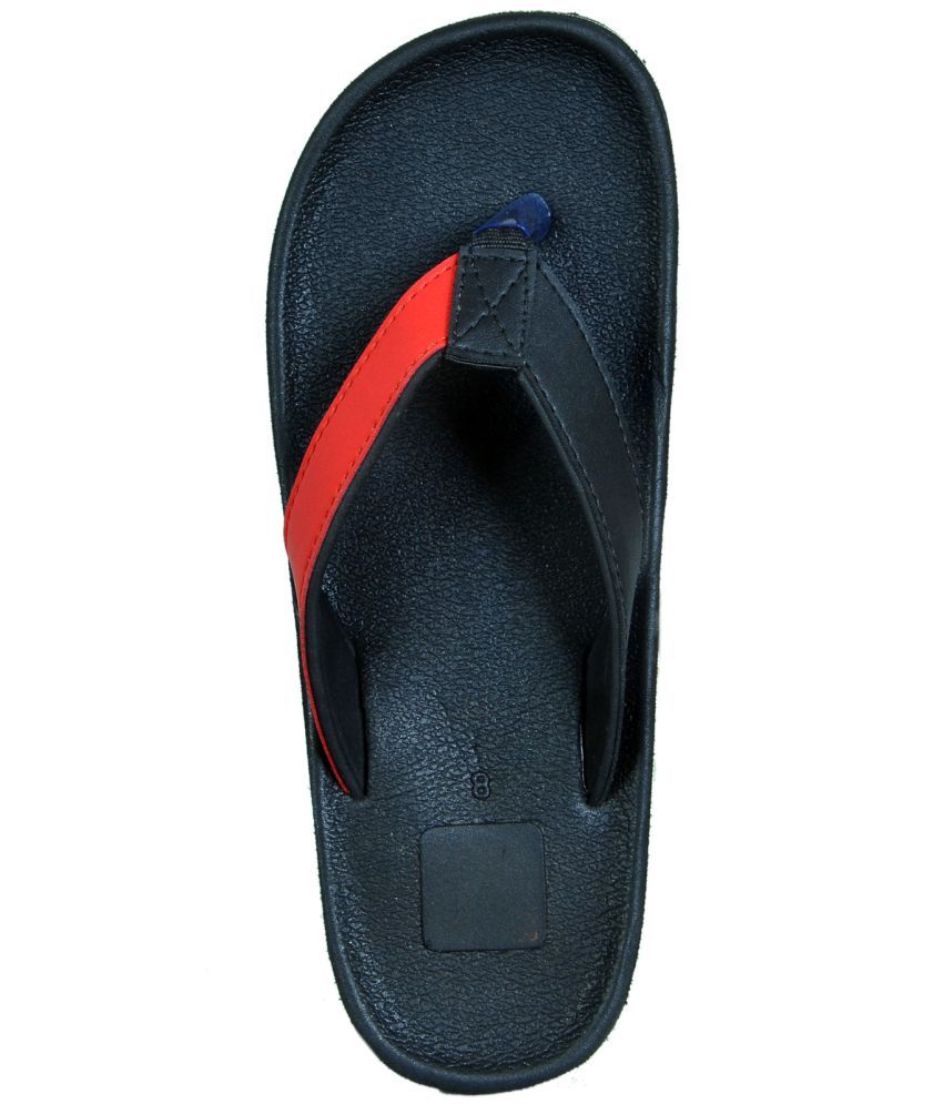     			Crazy Bunny - Black Men's Thong Flip Flop