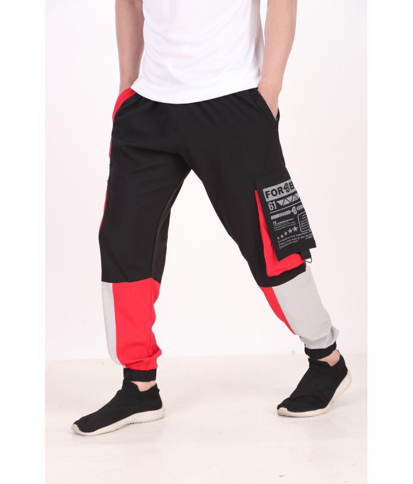     			Forbro - Black Polyester Men's Sports Joggers ( Pack of 1 )