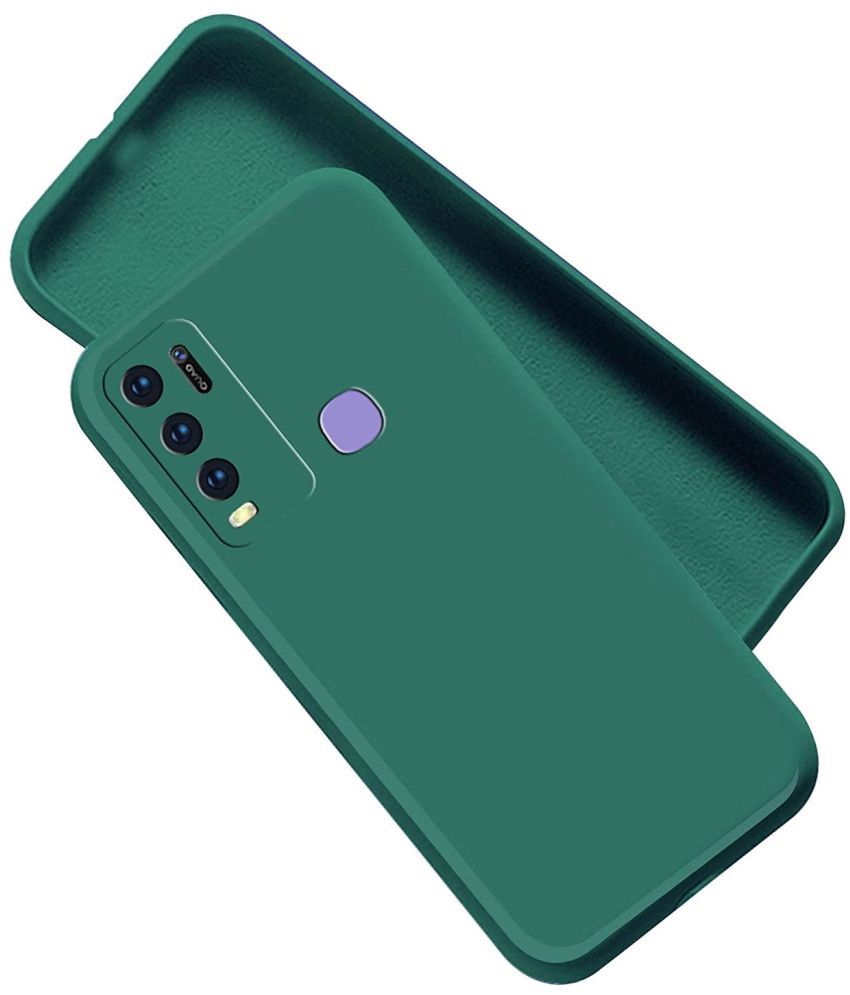     			JMA - Green Rubber Hybrid Covers Compatible For Vivo Y50 ( Pack of 1 )
