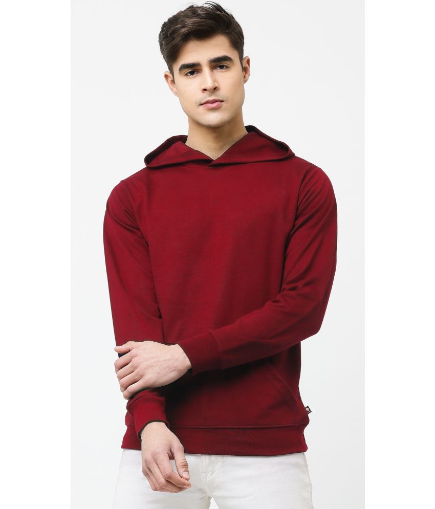     			Leotude - Maroon Fleece Regular Fit Men's Sweatshirt ( Pack of 1 )