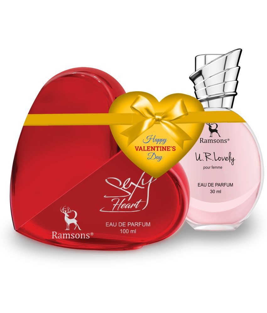     			RAMSONS U R Lovely & Sexy Heart Combo |1 Eau De Parfum (100ml) |1 Eau De Parfum (30ml) |Pack of 2