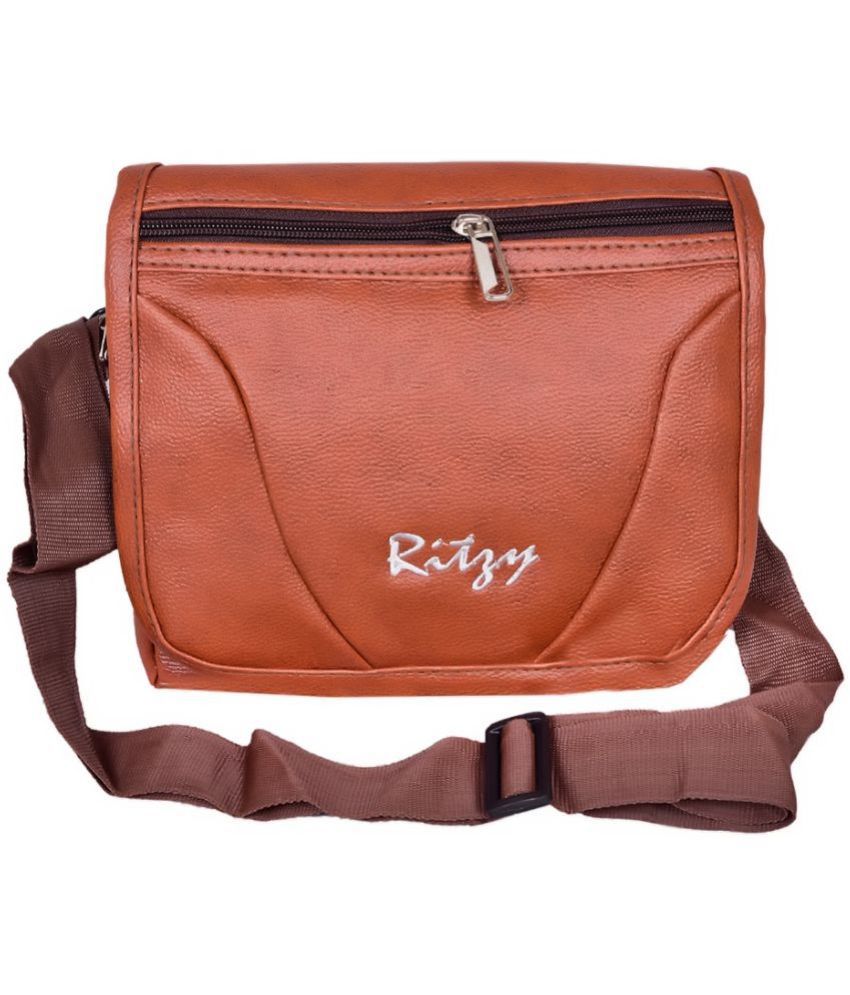    			Ritzy - Rust Solid Messenger Bag