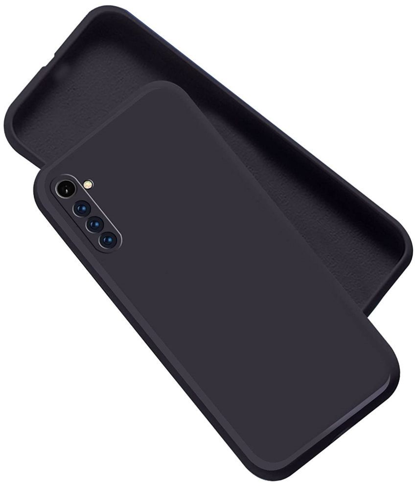     			ZAMN - Black Silicon Plain Cases Compatible For Realme 6 Pro ( Pack of 1 )