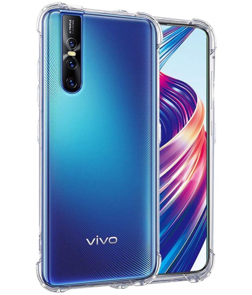     			ZAMN - Transparent Silicon Silicon Soft cases Compatible For Vivo V15 Pro ( Pack of 1 )