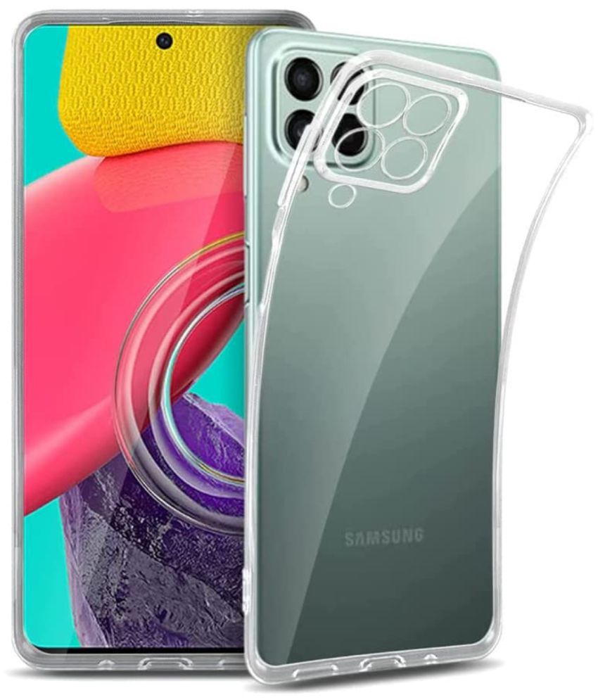     			ZAMN - Transparent Silicon Silicon Soft cases Compatible For Samsung Galaxy M53 5G ( Pack of 1 )
