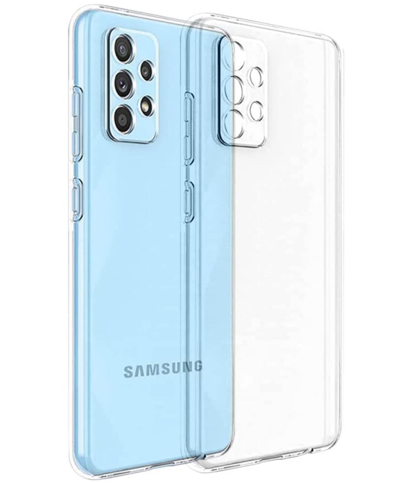     			ZAMN - Transparent Silicon Silicon Soft cases Compatible For Samsung Galaxy A53 5G ( Pack of 1 )