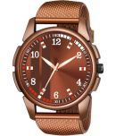 EMPERO - Brown PU Analog Men's Watch