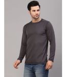 Rigo - Charcoal Polyester Slim Fit Men's T-Shirt ( Pack of 1 )