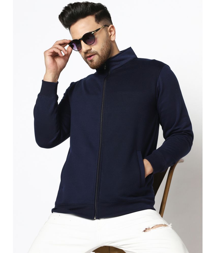     			AUSK - Blue Fleece Regular Fit Men's Sweatshirt ( Pack of 1 )