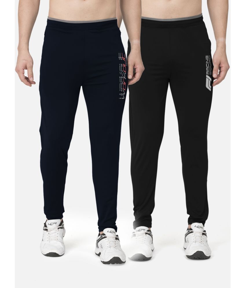     			BULLMER - Multicolor Cotton Blend Men's Trackpants ( Pack of 2 )