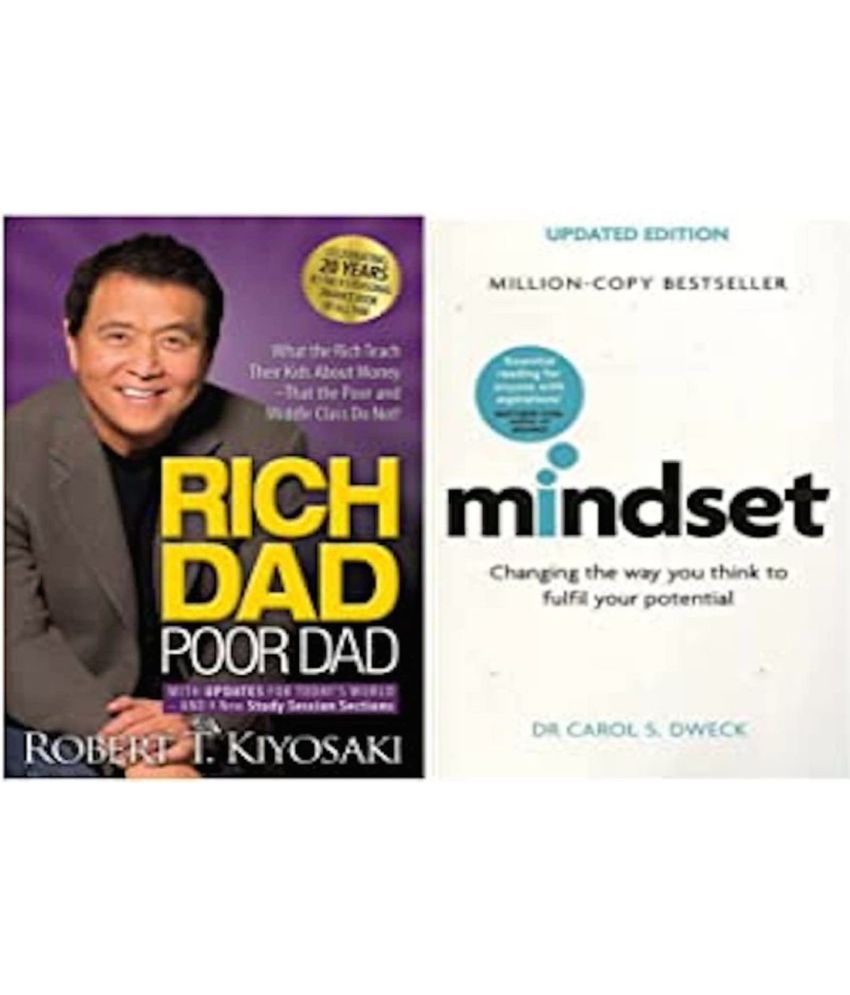     			( Combo of 2 books ) Rich Dad Poor Dad & Mindset - Paperback