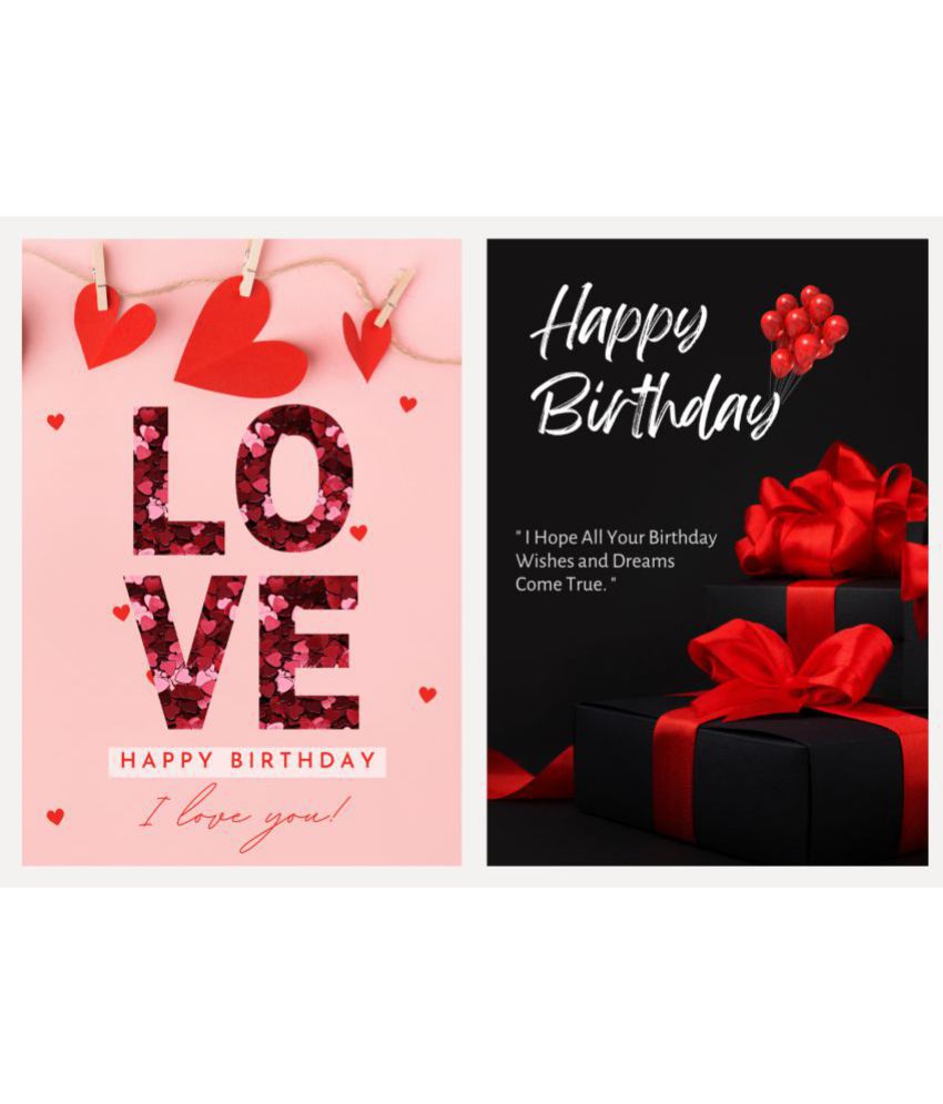     			AanyaCentric Birthday Greeting Card For Husband Wife Girlfriend Boyfriend Lover