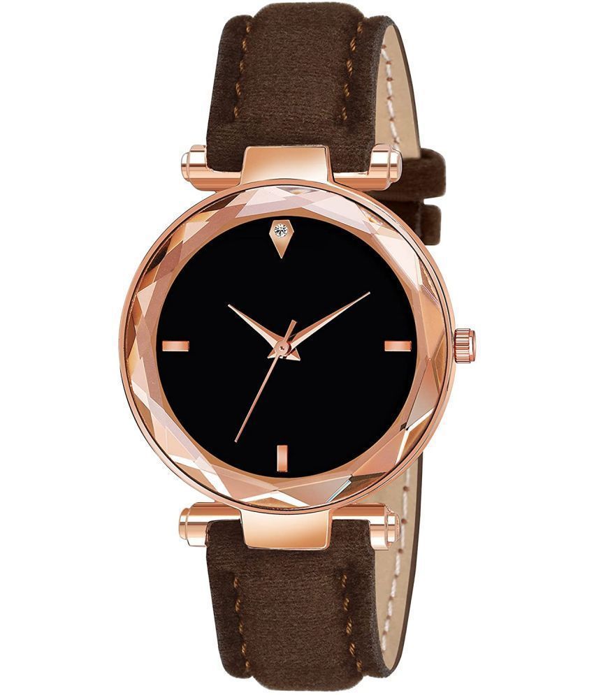 DECLASSE - Brown Leather Analog Womens Watch