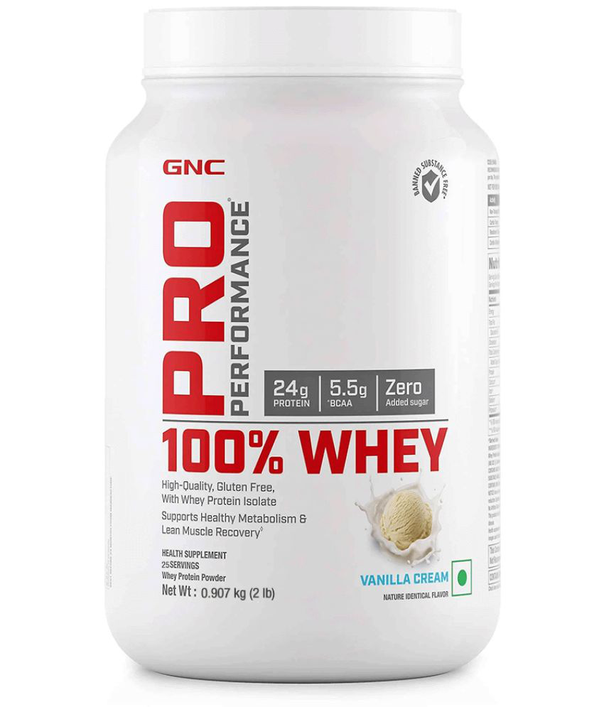     			GNC Pro Performance 100% Whey Protein Powder- Vanilla Cream | 2 lbs