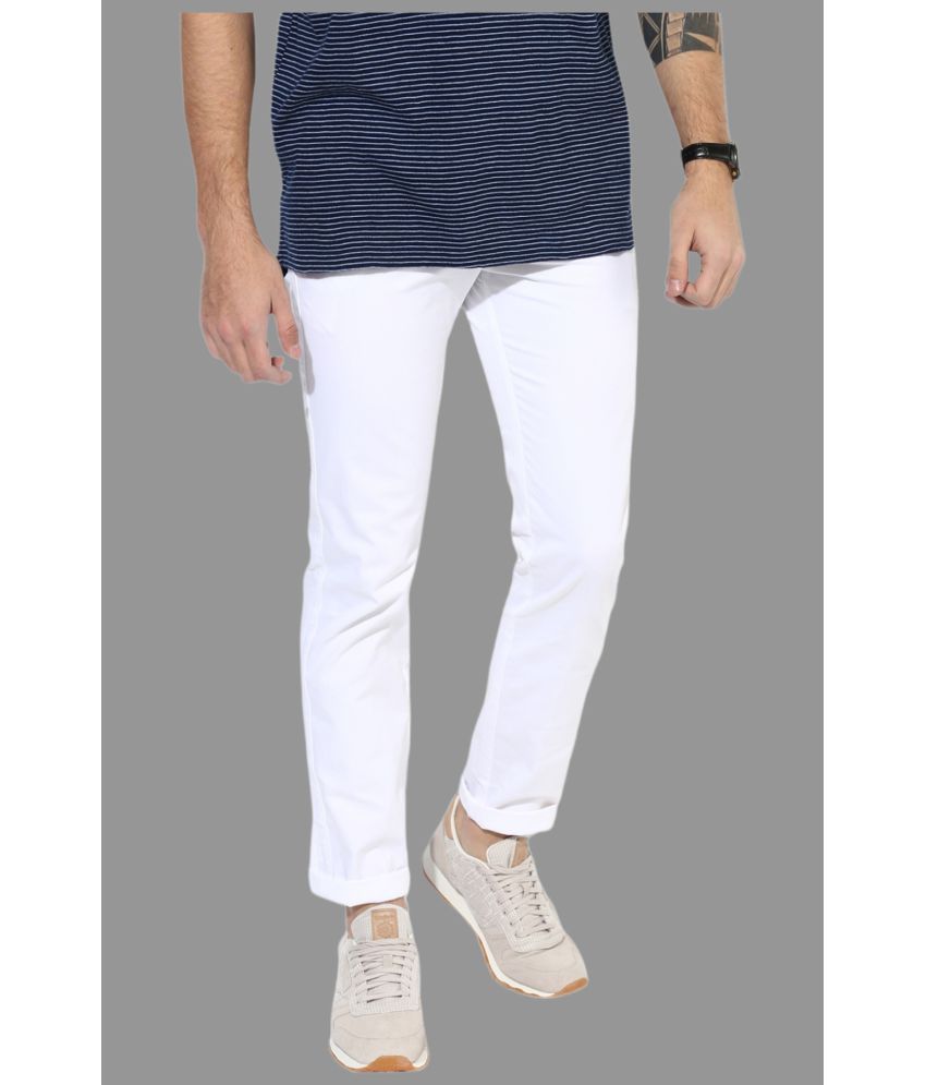     			HALOGEN White Tapered Chinos ( Pack of 1 )