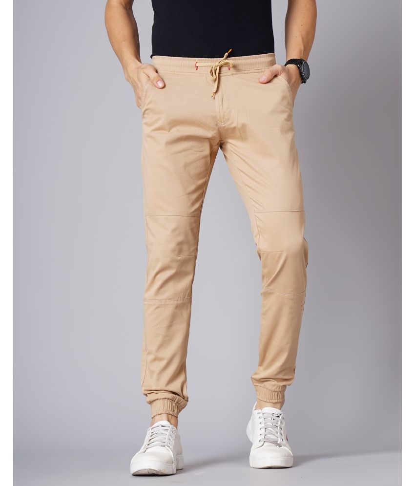     			Paul Street Beige Slim Joggers ( Pack of 1 )