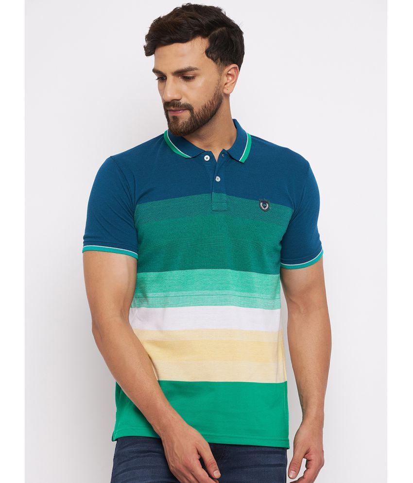     			Duke - Multicolor Cotton Blend Slim Fit Men's Polo T Shirt ( Pack of 1 )