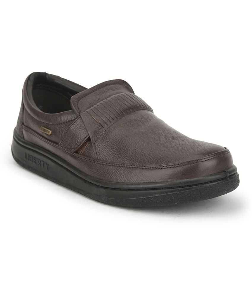     			Liberty - Brown Men's Slip-on Shoes