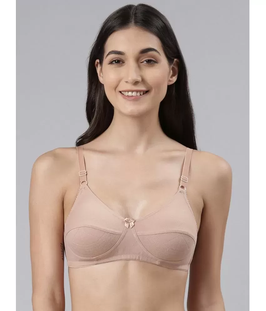 Dollar Missy - Beige Cotton Non Padded Women's Everyday Bra ( Pack of 1 ) -  Buy Dollar Missy - Beige Cotton Non Padded Women's Everyday Bra ( Pack of 1  ) Online at Best Prices in India on Snapdeal