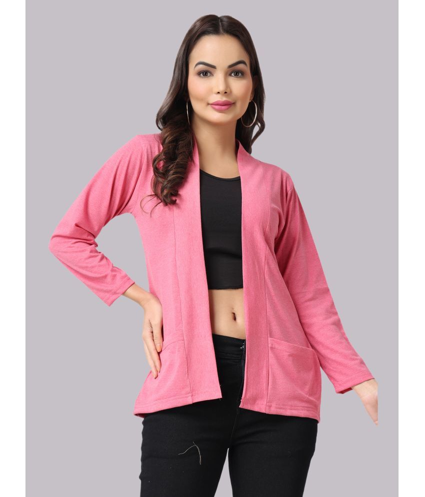     			Affair Cotton Shrugs - Pink Single