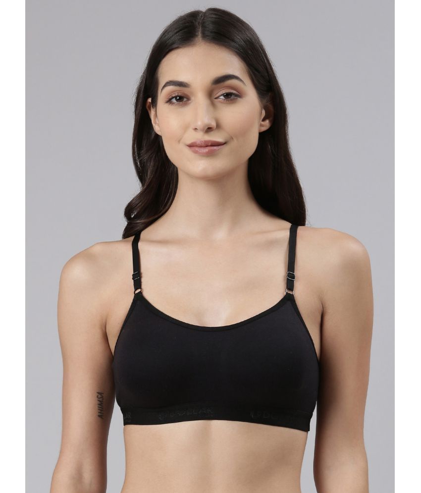     			Dollar Missy - Black Cotton Non Padded Women's Everyday Bra ( Pack of 1 )