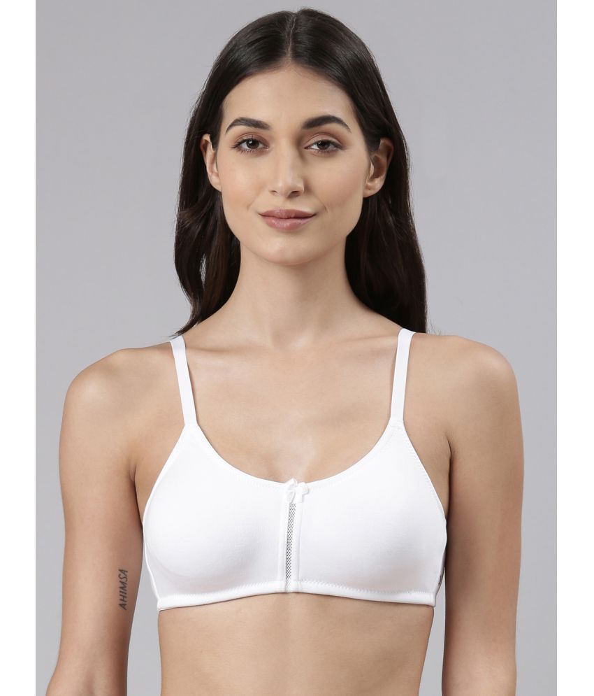     			Dollar Missy - White Cotton Lightly Padded Women's T-Shirt Bra ( Pack of 1 )