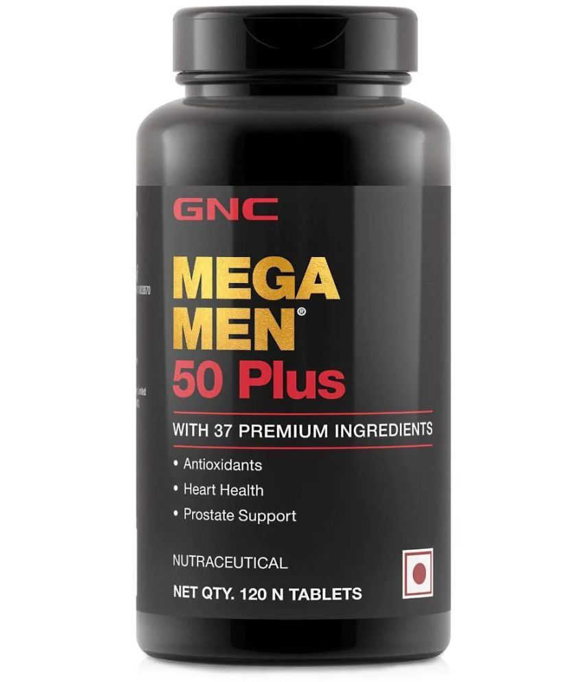     			GNC Mega Men 50 Plus Multivitamin- 120 Tablets