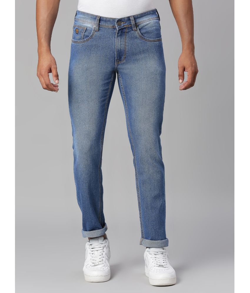     			HJ HASASI - Blue Denim Slim Fit Men's Jeans ( Pack of 1 )