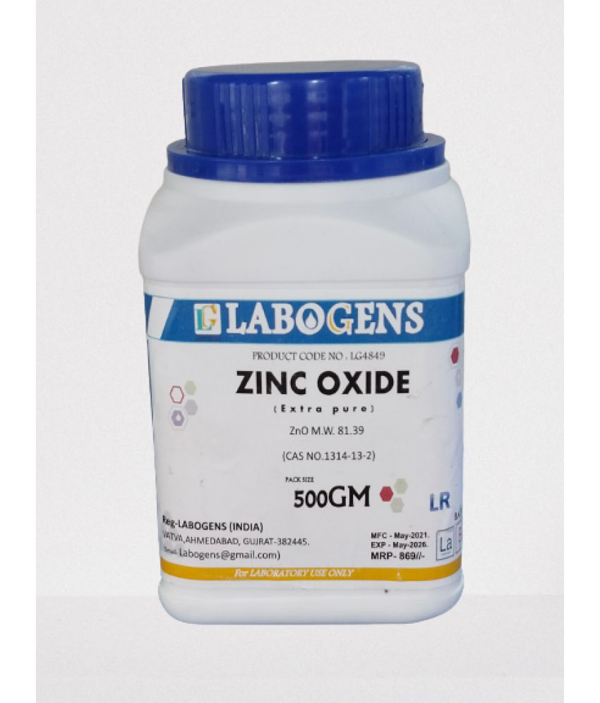     			ZINC OXIDE Extra Pure 500GM