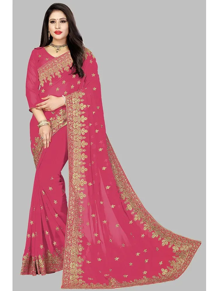 Buy Anandi Digital Print Fashion Georgette Multicolor Sarees Online @ Best  Price In India | Flipkart.com