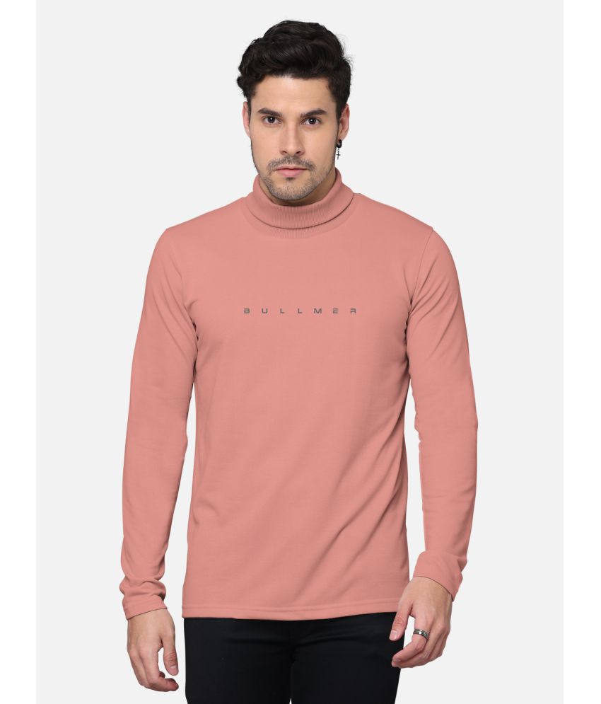     			BULLMER - Pink Cotton Blend Regular Fit Men's T-Shirt ( Pack of 1 )