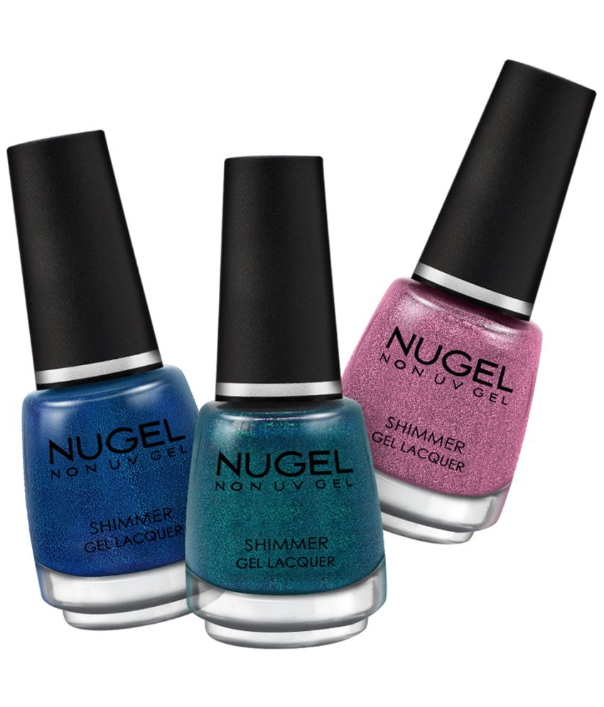     			NUGEL - Multi Shimmer Nail Polish ( Pack of 3 )