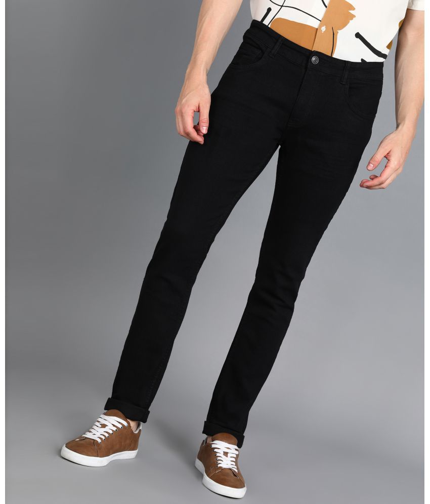     			Urbano Fashion - Black Denim Skinny Fit Men's Jeans ( Pack of 1 )