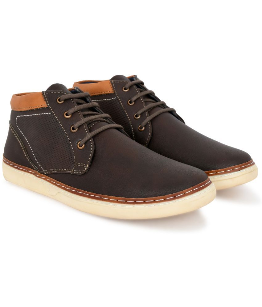     			YOU LIkE 1004 - Brown Men's Boat Shoes