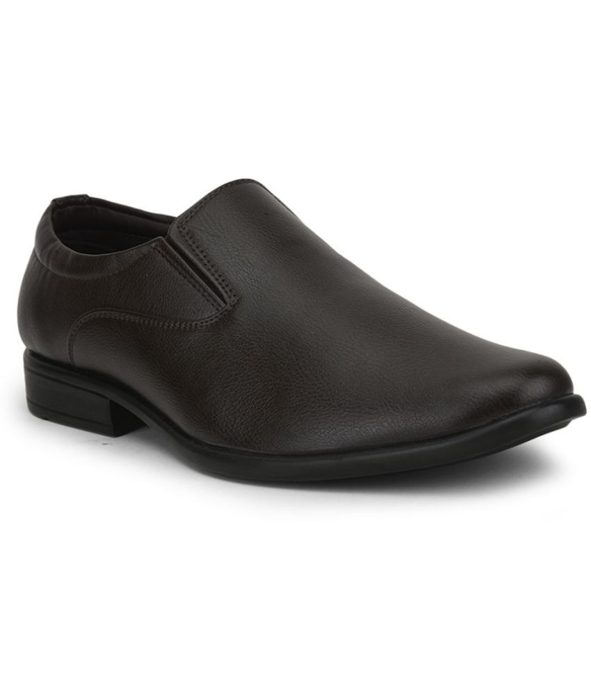     			Liberty - Brown Men's Slip On Formal Shoes