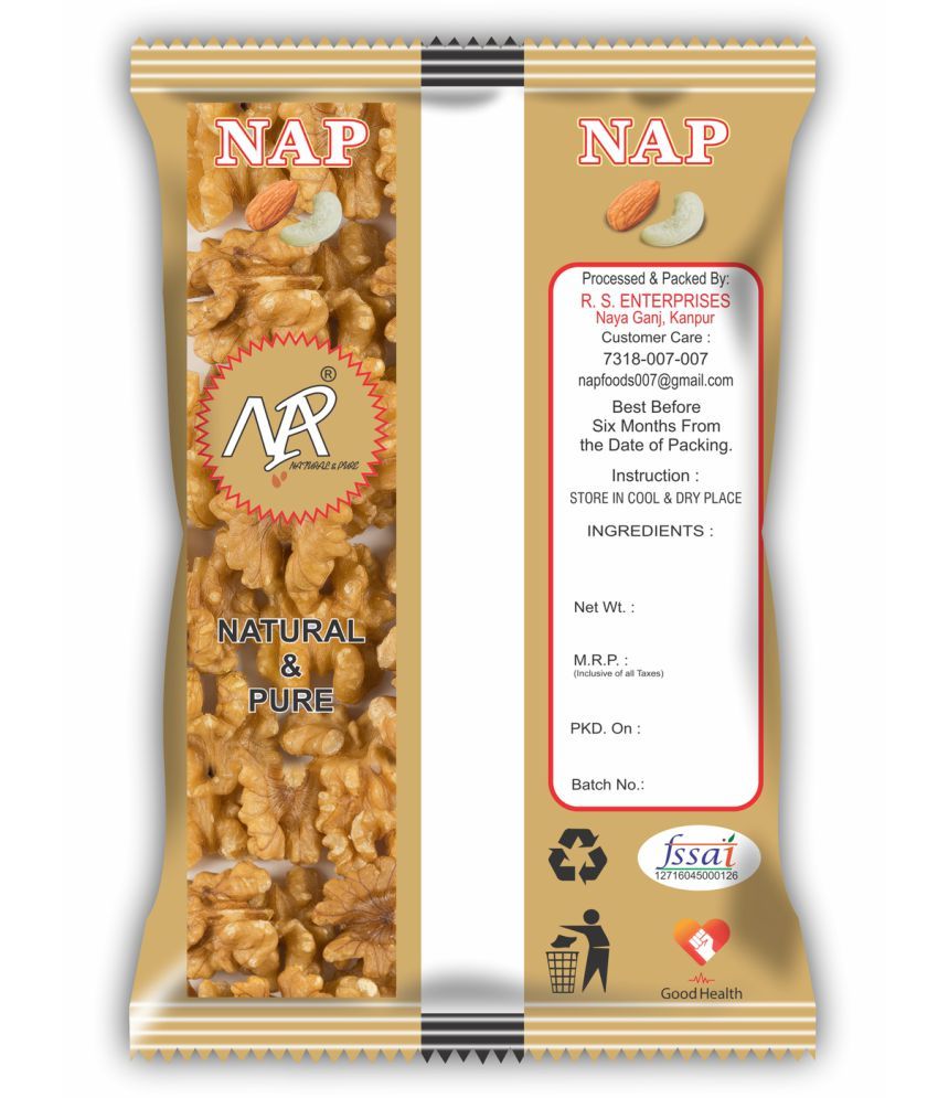     			Nap Premium Quality Walnut Kernel (Akhrot Giri) 100 Gms