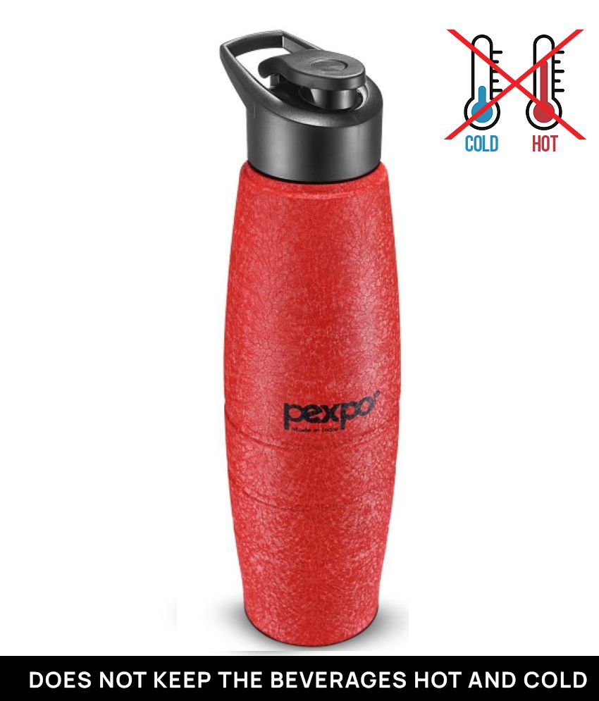     			PEXPO 1000 ml Stainless Steel Sports and Fridge Water Bottle (Set of 1, Red, Duro)