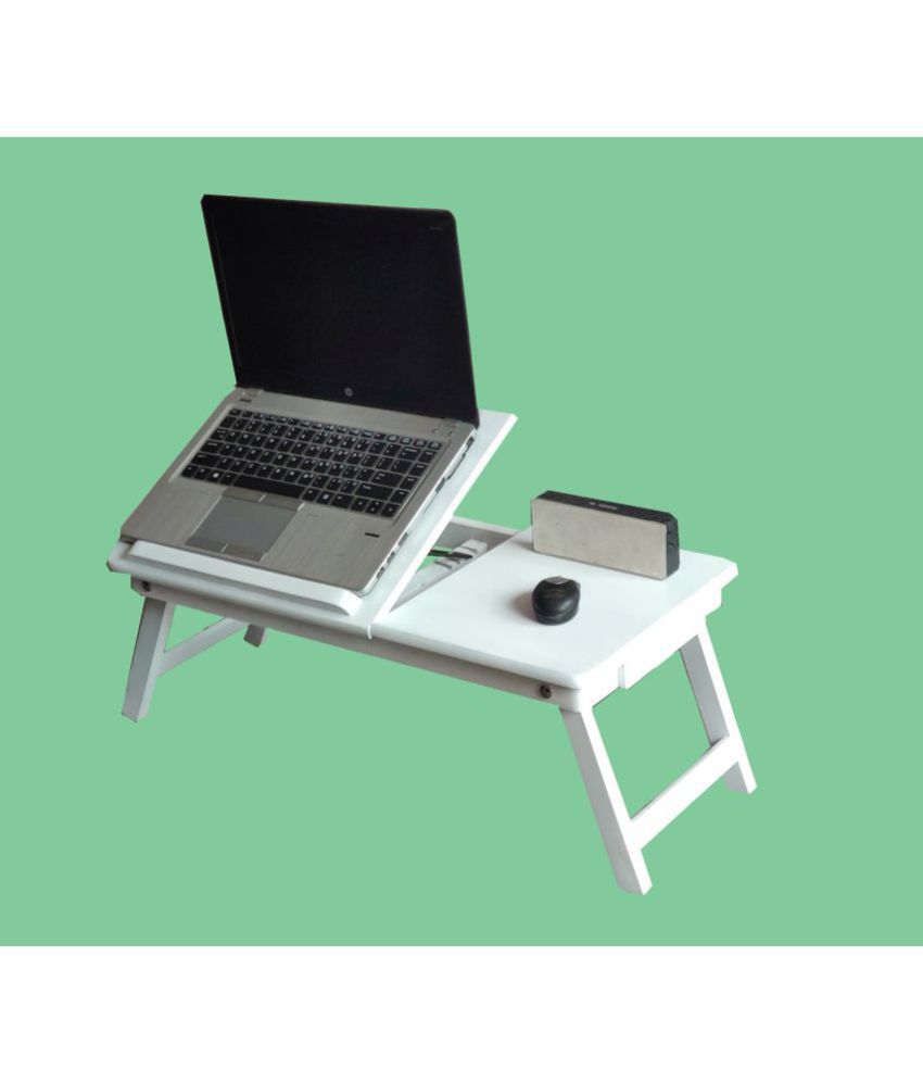     			TFS Laptop Table For Upto 43.18 cm (17) White work from home laptop table