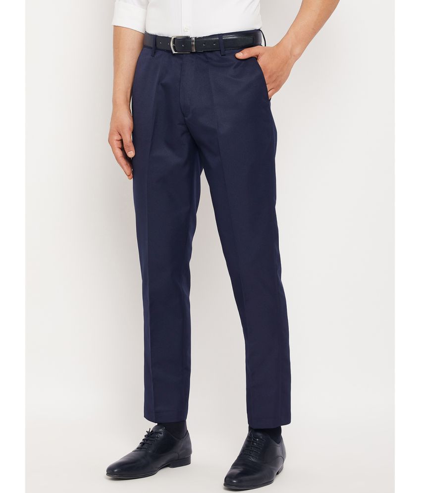 Elevate Your Formal Attire with Cobb Navy Blue Ultra Fit Formal Trousers