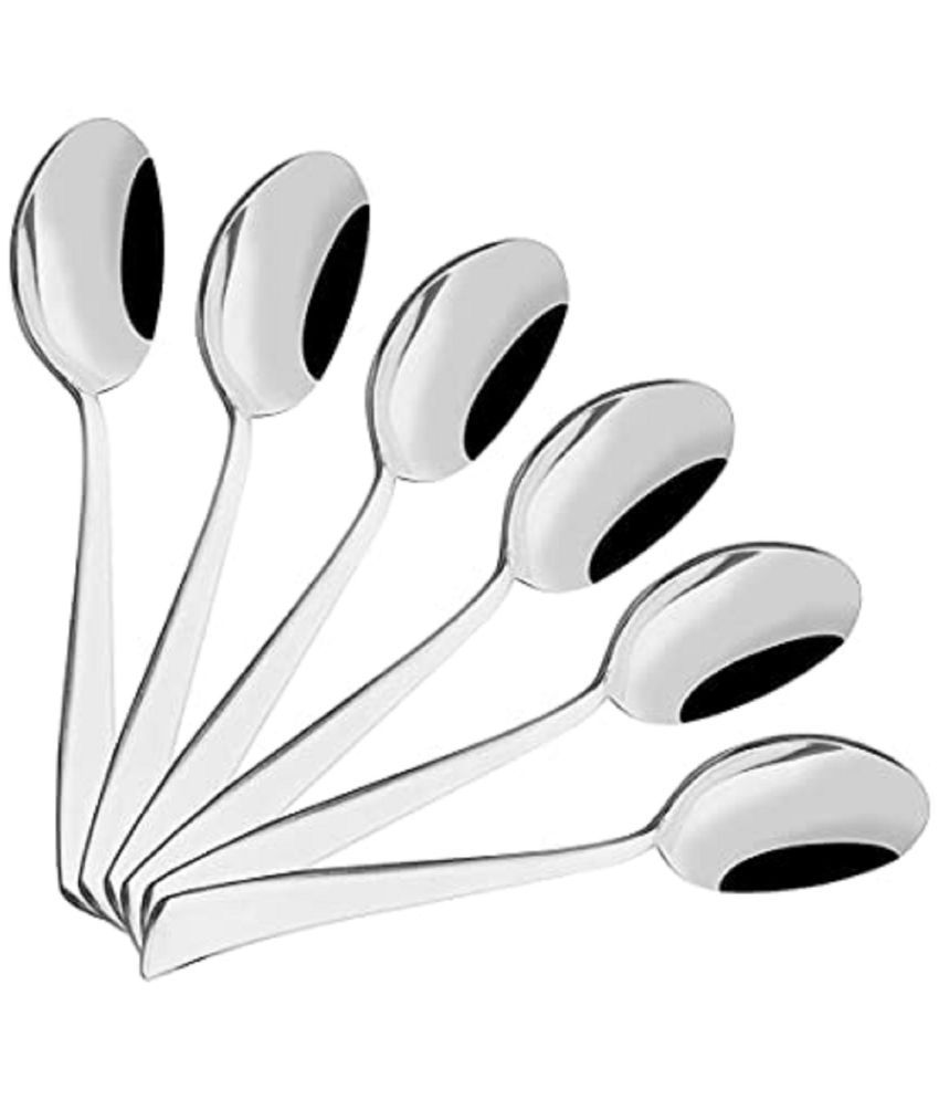     			iview kitchenware - Silver Stainless Steel Baby Spoon ( Pack of 6 )