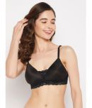 Clovia Nylon Lightly Padded Women's T-Shirt Bra ( Black )