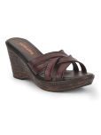 Liberty - Maroon Women's Sandal Heels