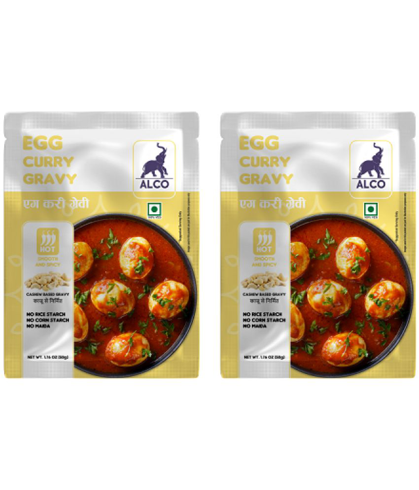     			Alco Spices Egg Curry Gravy Natural & Fresh Instant Gravy (2 x 50gm) 100 gm