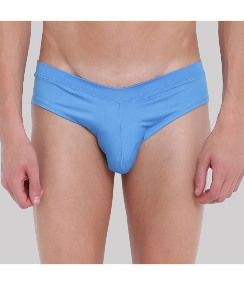     			BASIICS By La Intimo Polyester Men's Briefs ( Blue ) BCSSS03