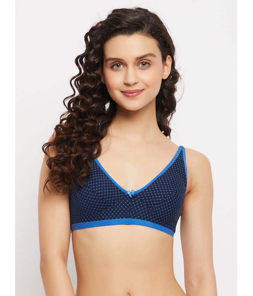     			Clovia Cotton Non Padded Women's T-Shirt Bra ( Blue )