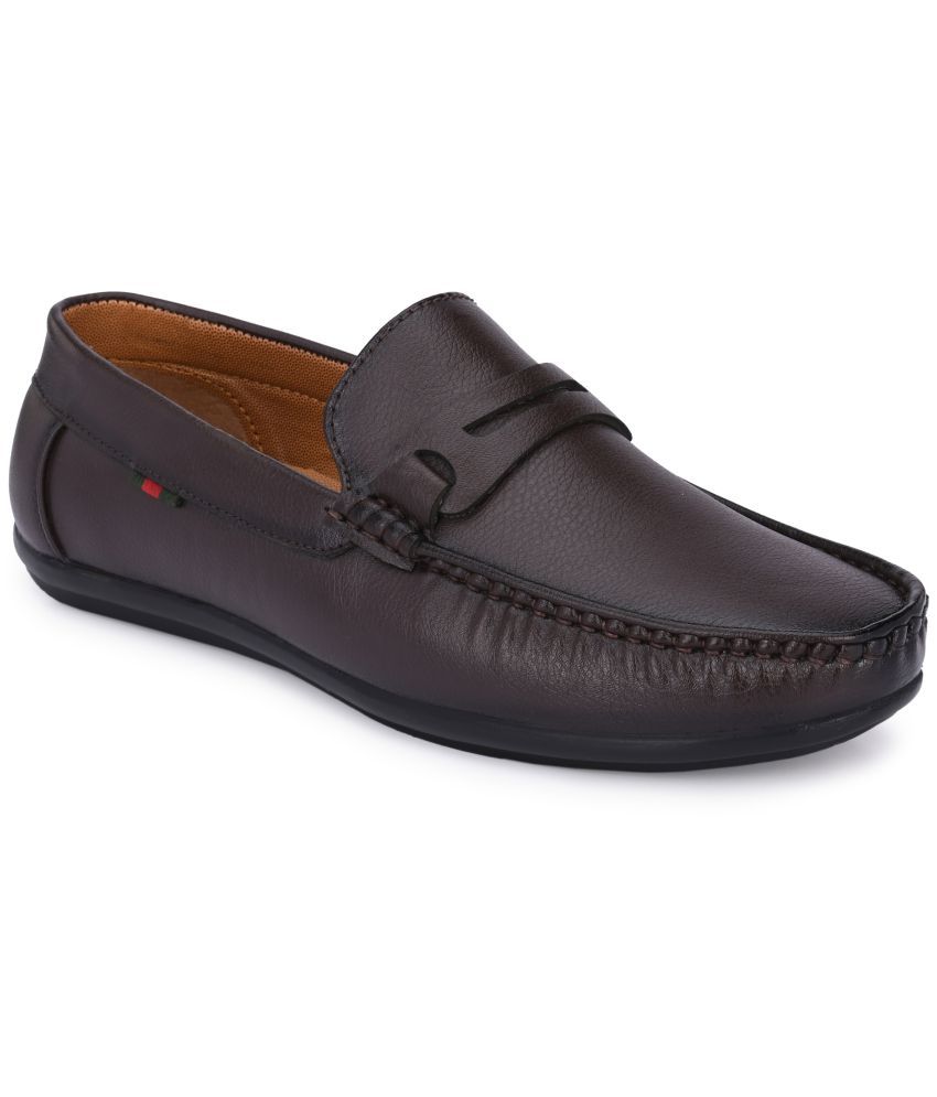     			ShoeRise - Brown Men's Penny